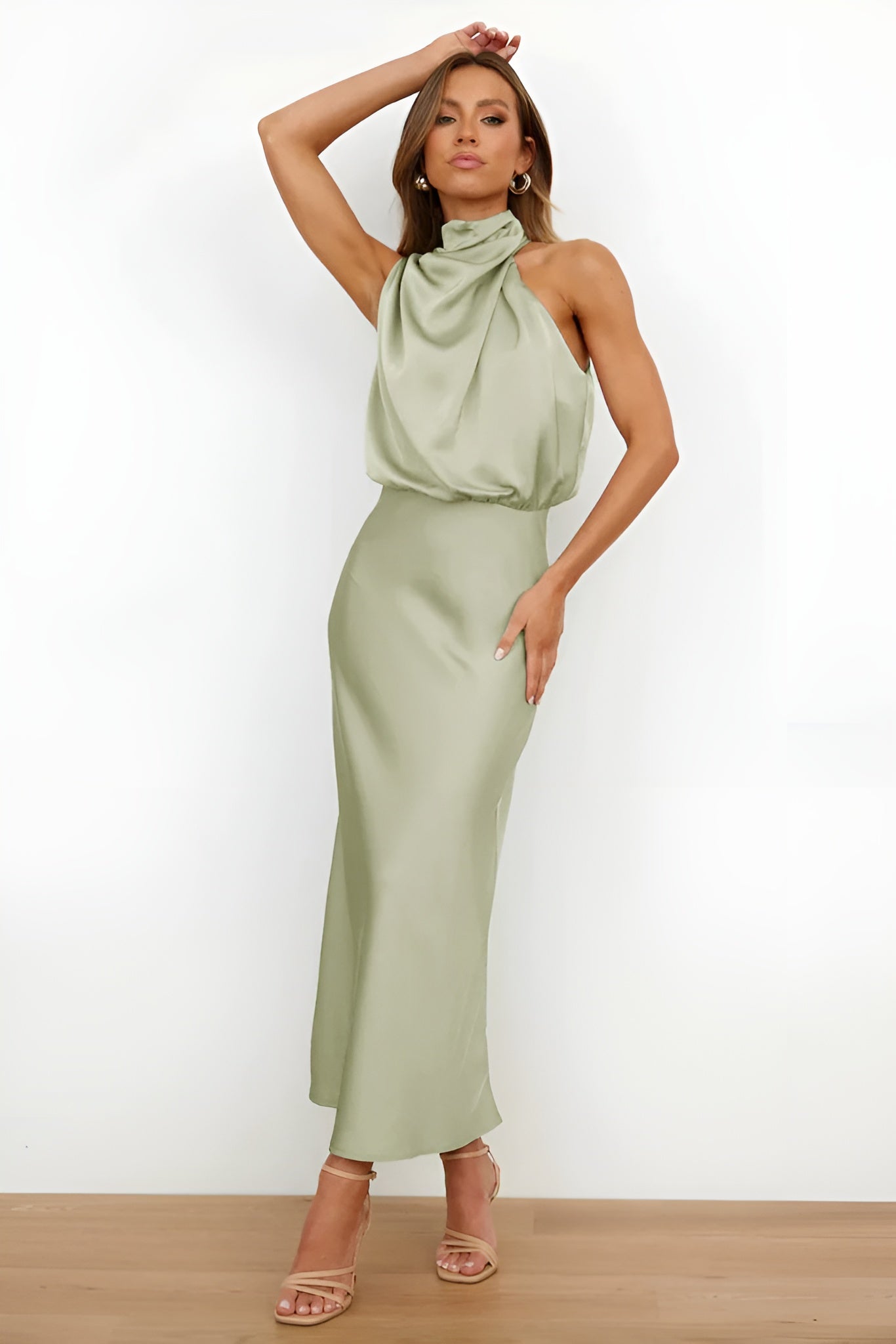 Juliana™ - Satin cocktailklänning