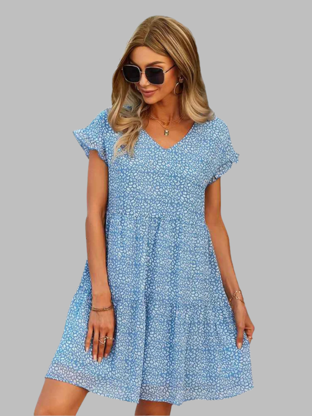 Feminique | Chiffon klänning
