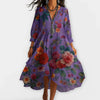 Minea - vintage boho klänning med blommönster™