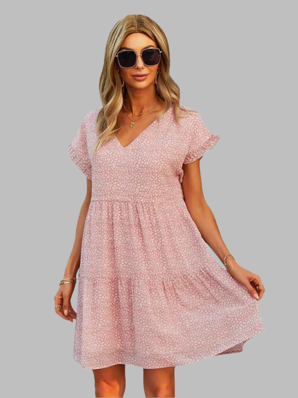 Feminique | Chiffon klänning