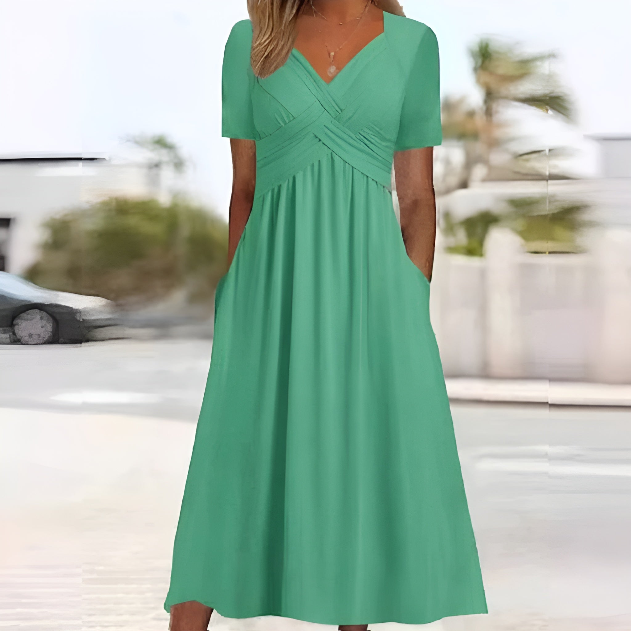 Maria™ - Eleganta vårklänning