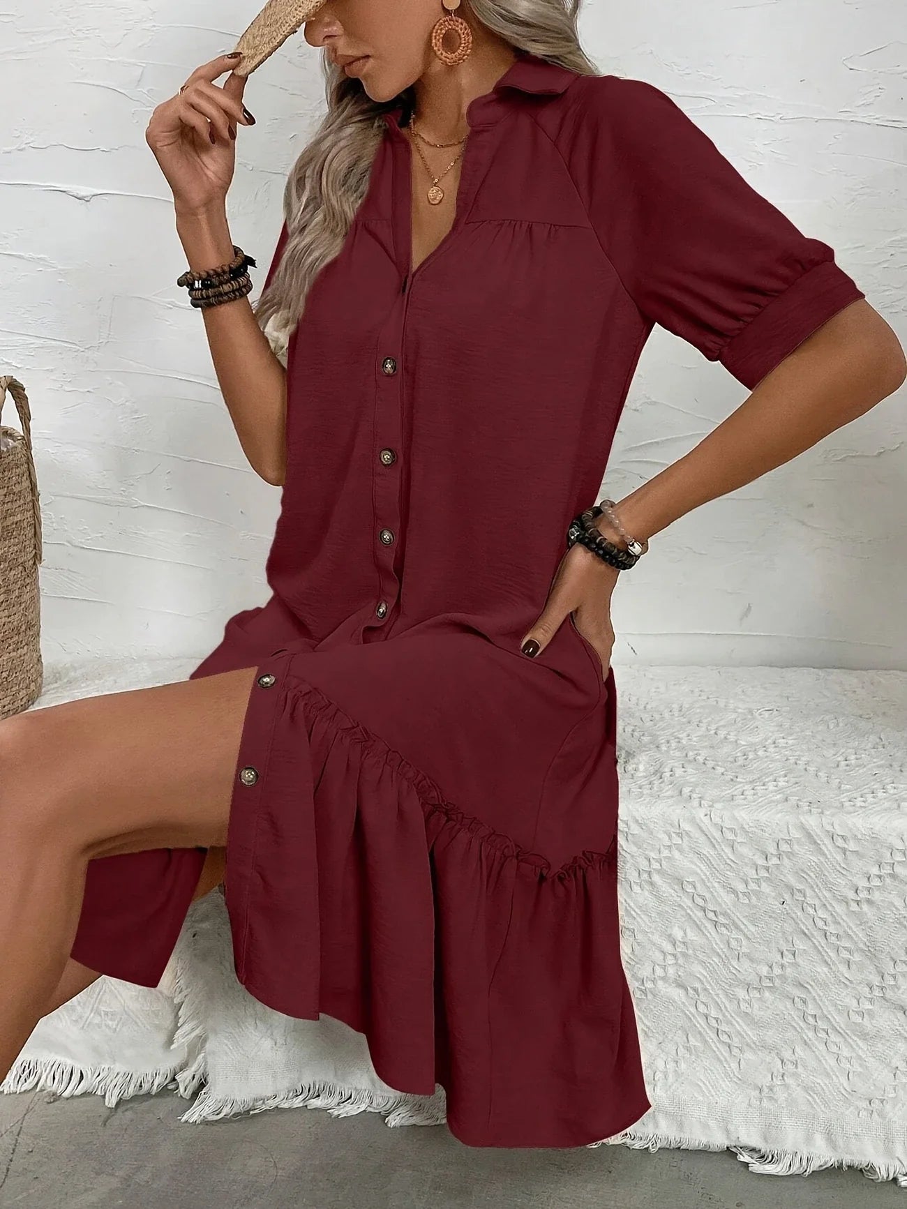 Iona™ - Sommarklänning med knappar