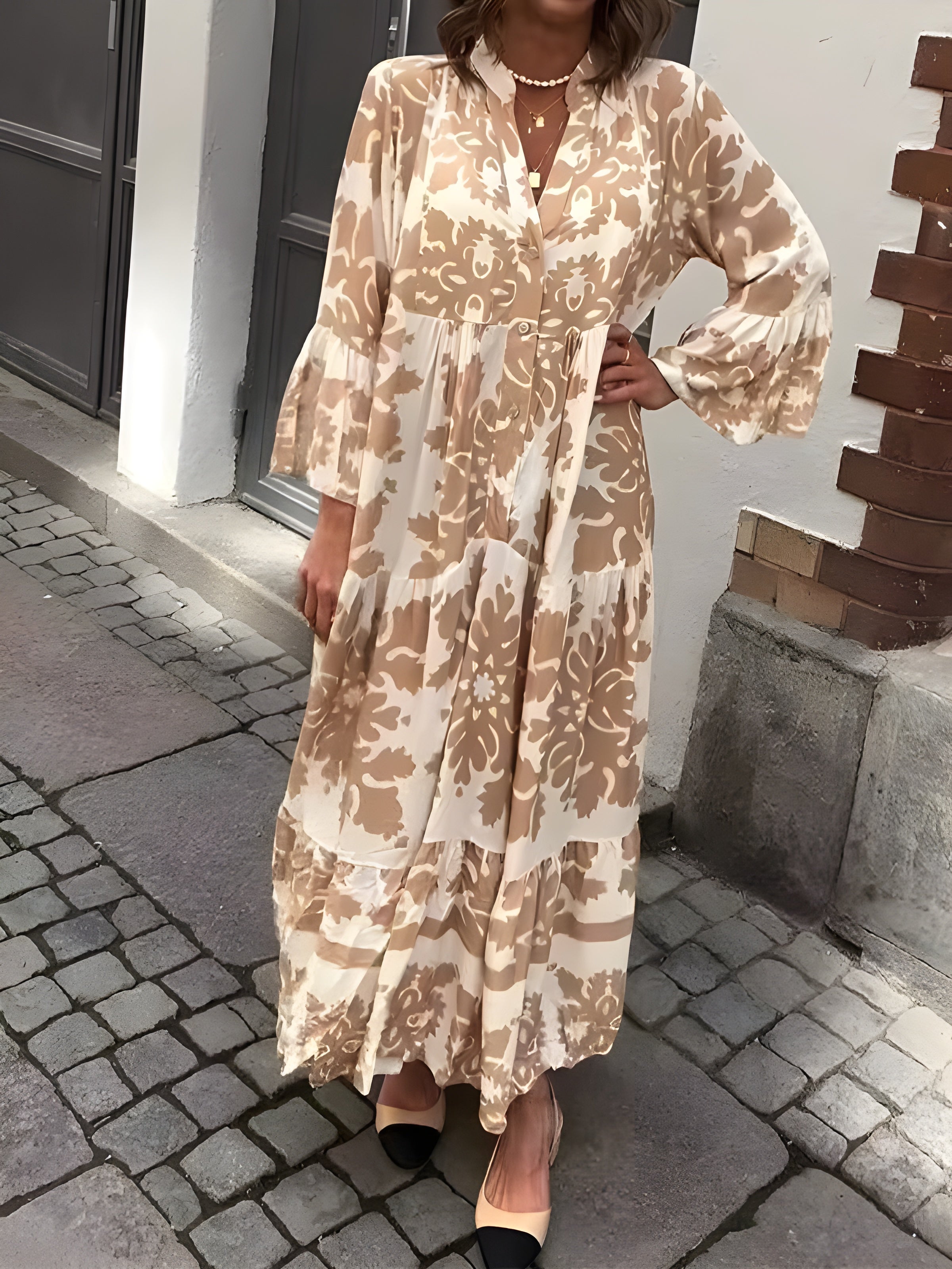 Carine™ - Vårklänning