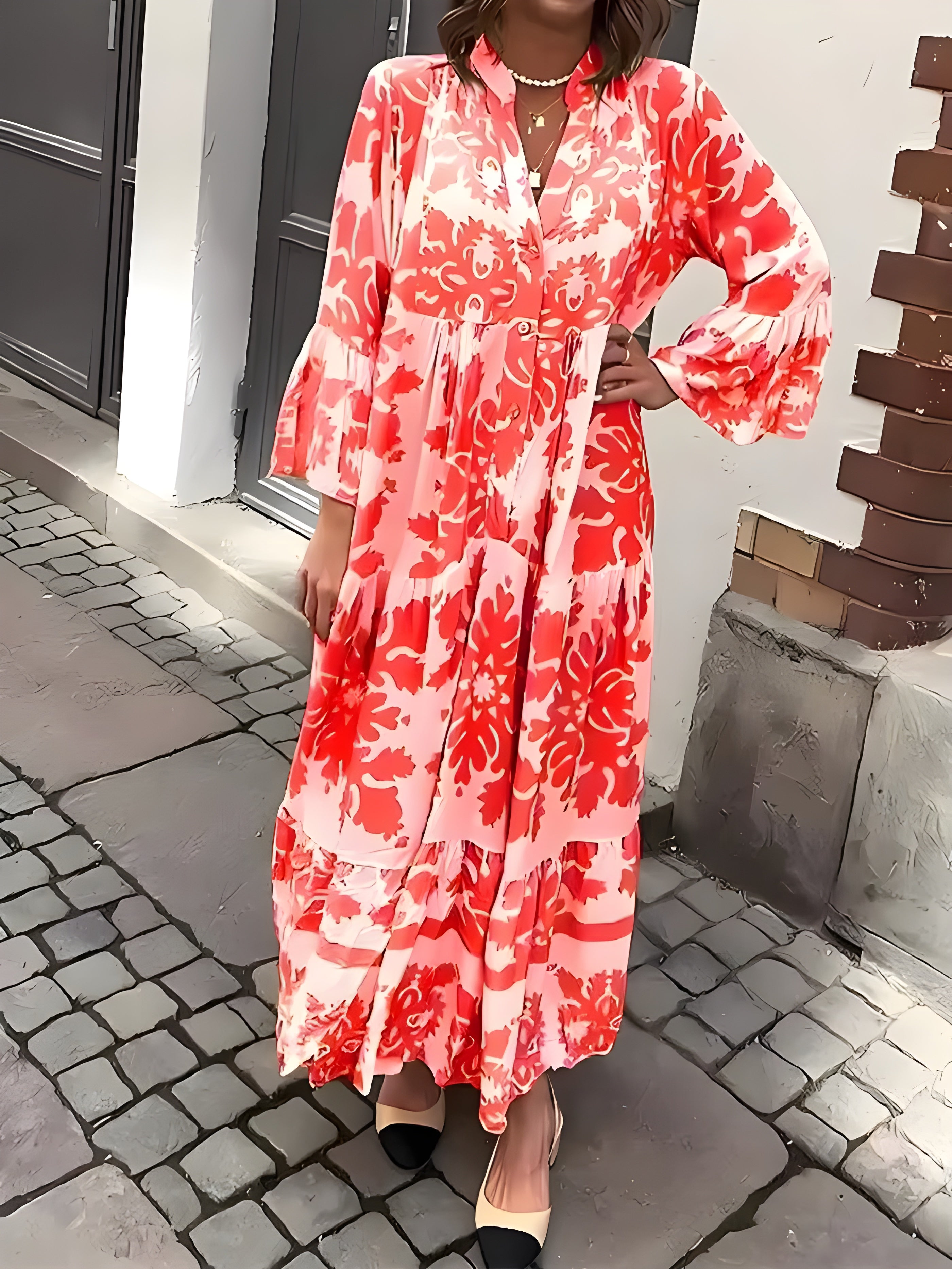 Carine™ - Vårklänning