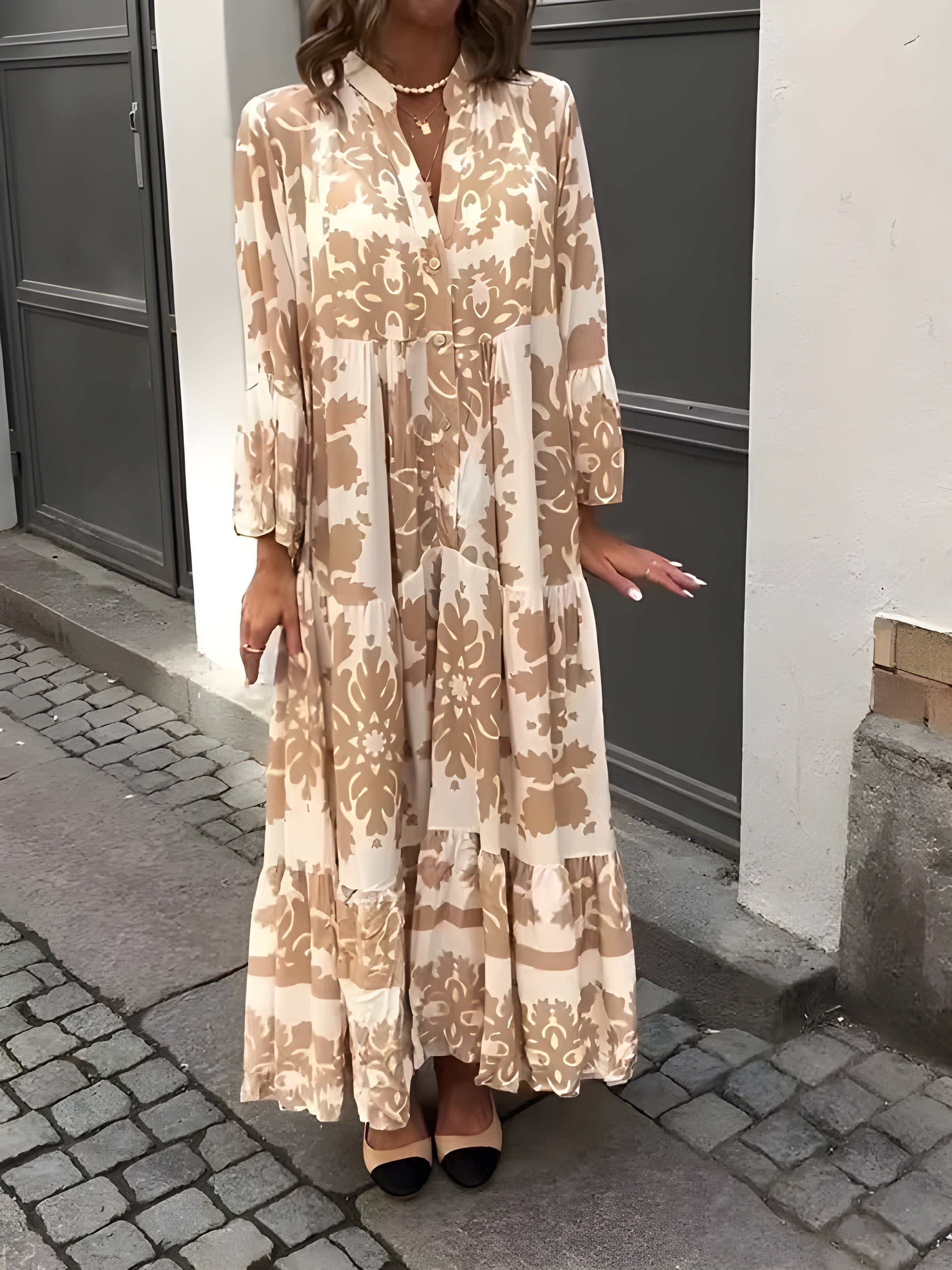 Carine™ - Vårklänning