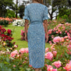 Elise™ - elegant blombladsklänning™