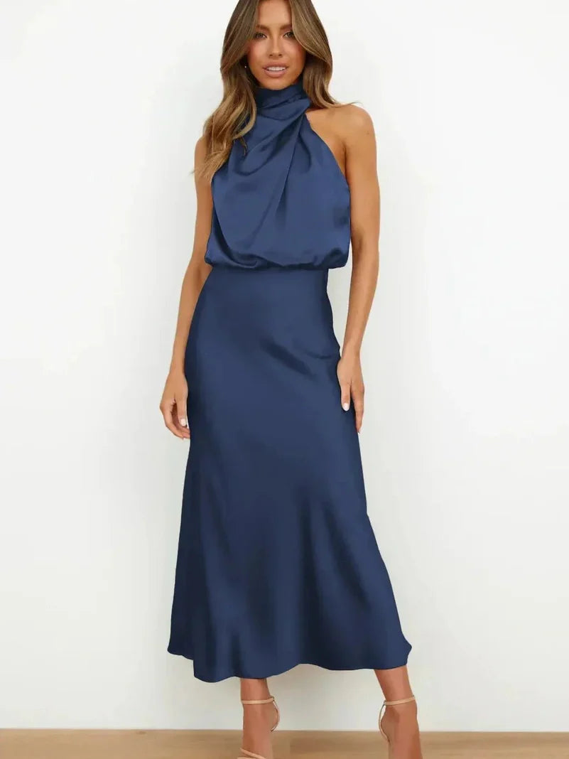 Grace™ | Elegant Silk Klänning