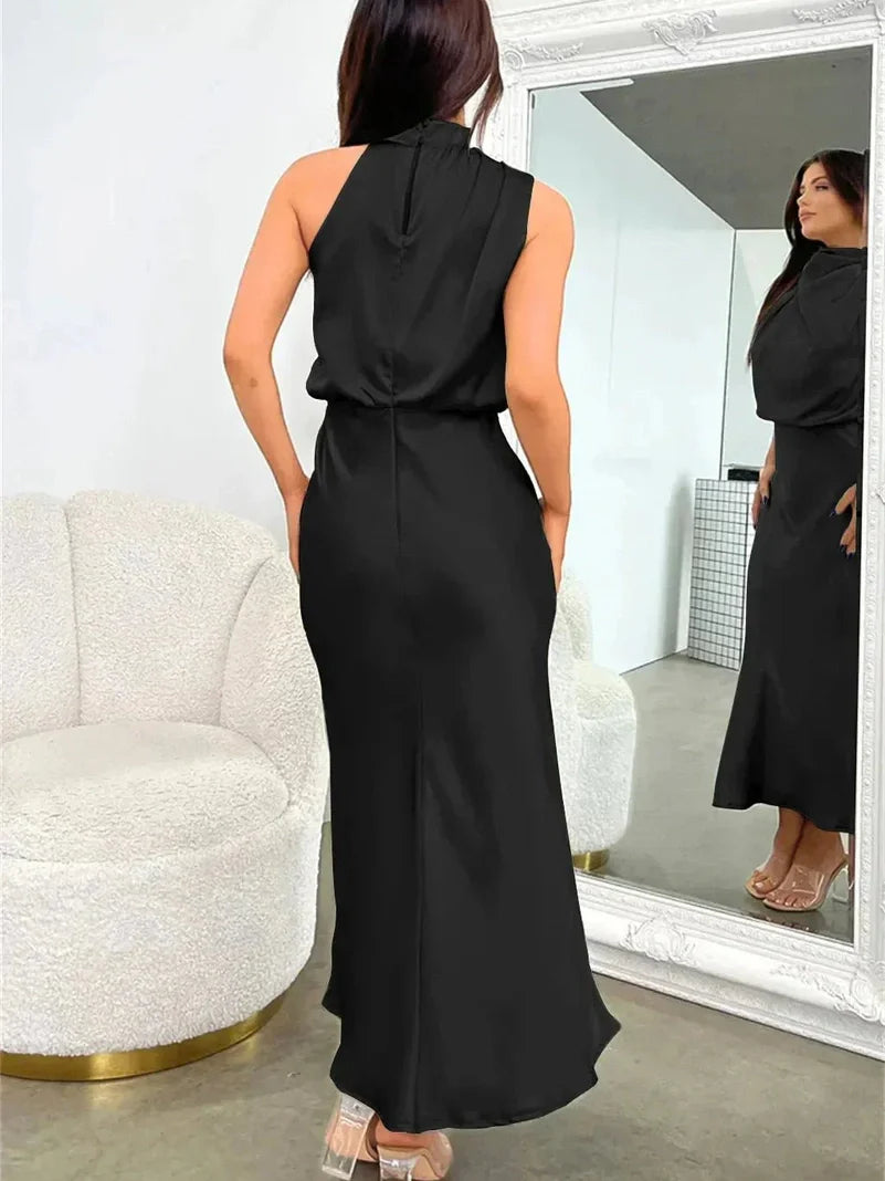 Grace™ | Elegant Silk Klänning