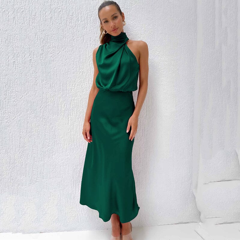 Grace™ | Elegant Silk Klänning