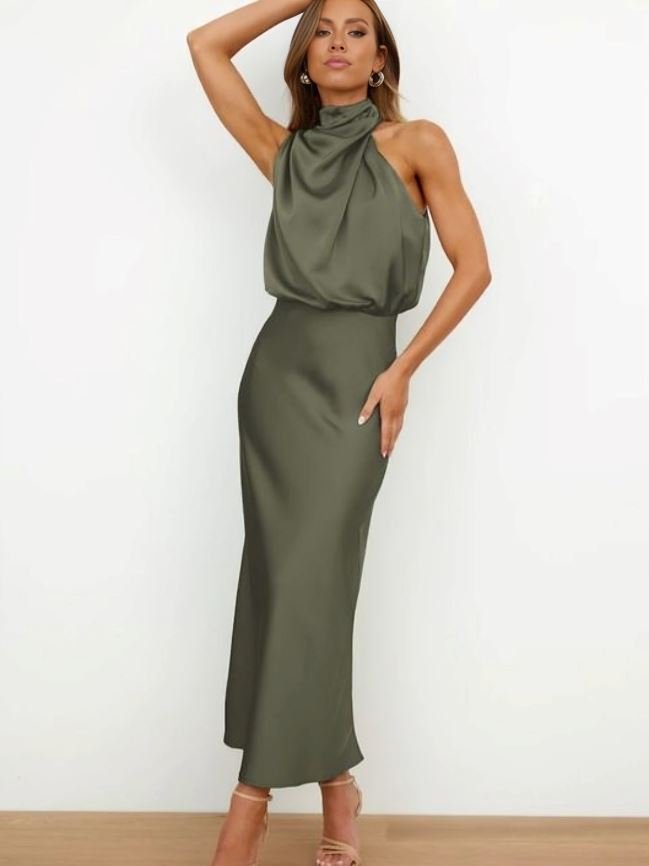 Grace™ | Elegant Silk Klänning