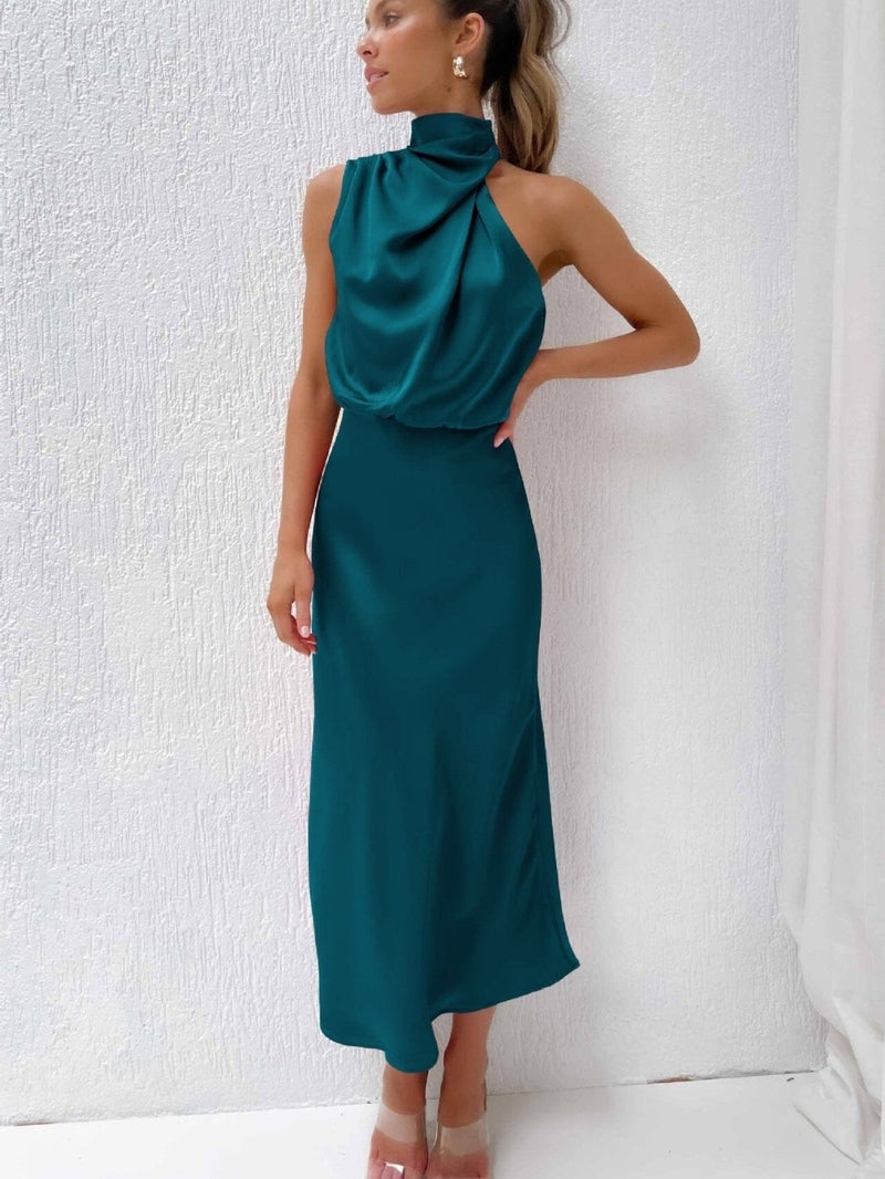 Grace™ | Elegant Silk Klänning
