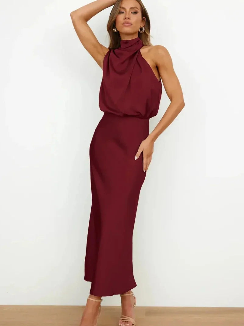 Grace™ | Elegant Silk Klänning