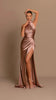 Olivia™ | Elegant sidenklänning med slits