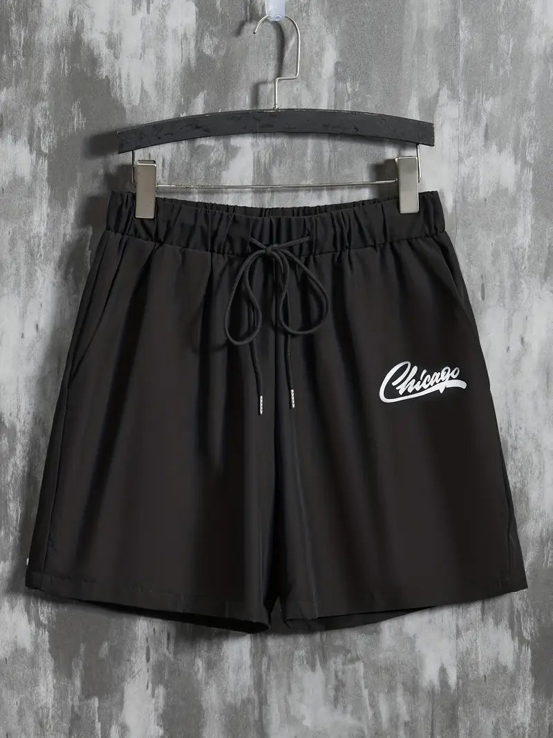 Felix | 2-Delad Trendig Sommarset – Baseballskjorta & Shorts för Män