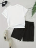 Tommy | Smiley Print Sommarset – T-shirt & Shorts för Män